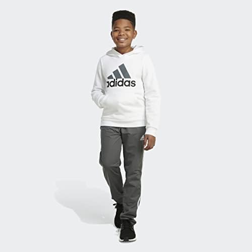Hoodie de pullover de corte de meninos da Adidas
