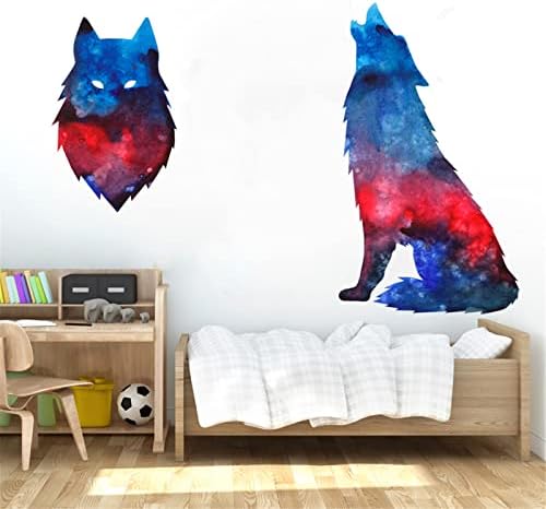 Decoração de quarto de lobo 3D