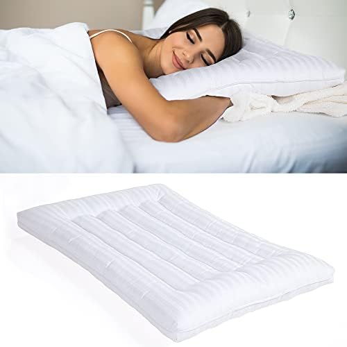 Hombys Ultra Fin Fine Somper Sleeper Pillows, travesseiros de cama planos para dormir nas costas, design
