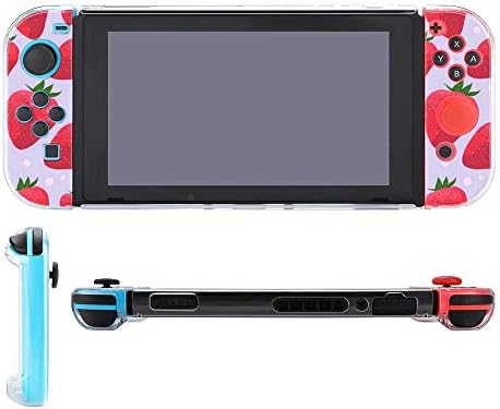 Caso para o Nintendo Switch, Strawberries de cinco peças define os acessórios de console de casos de capa