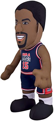 Bleacher Creaturas USA Basketball Magic Johnson 10 Figura de pelúcia- um equipe de sonho para brincar ou exibir