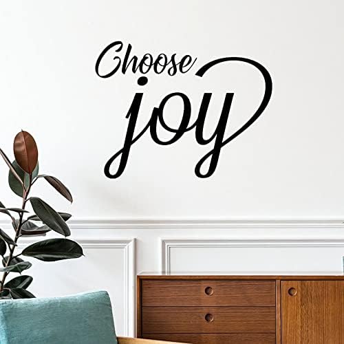 Yinrune Sayings engraçados Arte adesivos de parede Escolha Joy Decal