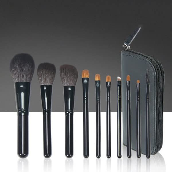 Escovas de maquiagem GYHAC 10 Definir ferramentas de maquiagem de maquiagem de maquiagem de beleza
