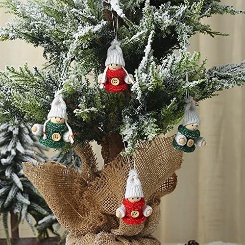 Bonecas de Natal penduradas decorações de natal penduradas pingentes de inverno festas de natal