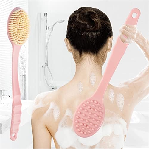 Escova de chuveiro mabek para o corpo esfoliante massagem corporal escova de chuveiro macio pincel de banheira
