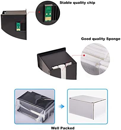 F-T-TIN Remanufacured T6710 Box de manutenção de tinta Compatível com Workforce Pro WP-4010 WP-4020 WP-4023
