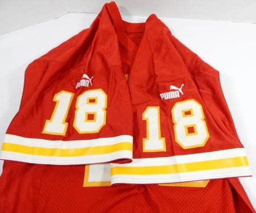 2000 Kansas City Chiefs Elvis Grbac 18 Game usado Jersey Red 44 DP32124 - Jerseys de jogo NFL não assinado