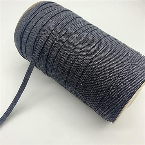 Selcraft 5yards/lote de 6 mm de cor metálica de alta costura elástica elástico compatível com faixa de borracha faixa de corda elástica de fita elástica.142
