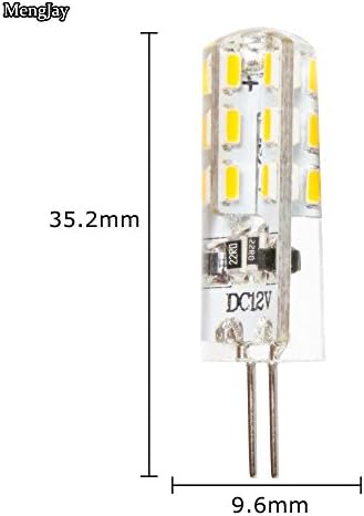 Mengjay® 15x G4 DC12V 1,5W Bulbo LED 24LEDS SMD 3014 LED LED LUPL para lâmpada de cristal lâmpadas de