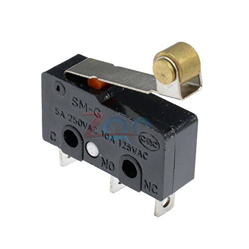 10pcs 250V 5A Qualidade 3 pinos Tact Switch sensível MicroSwitch Handle KW11-3Z