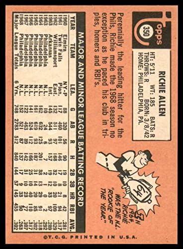 1969 Topps # 350 Rich Allen Philadelphia Phillies NM Phillies