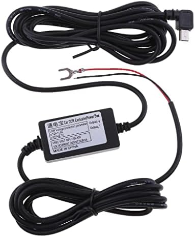 Kits de hardwire hardwire duráveis ​​Baoblaze 8/36V a 5V Adaptadores de energia inversor Mini USB Connectores