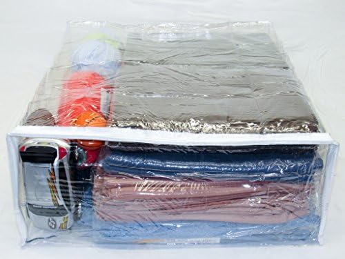 Oreh Homewares X-Large Pesado Vinil com zíper para suéteres, cobertores, edredons, conjuntos de roupas de cama