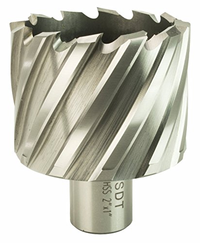 Aço Dragon Tools® 2 x 1 Cutter anular de aço de alta velocidade com 3/4 Weldon Shank