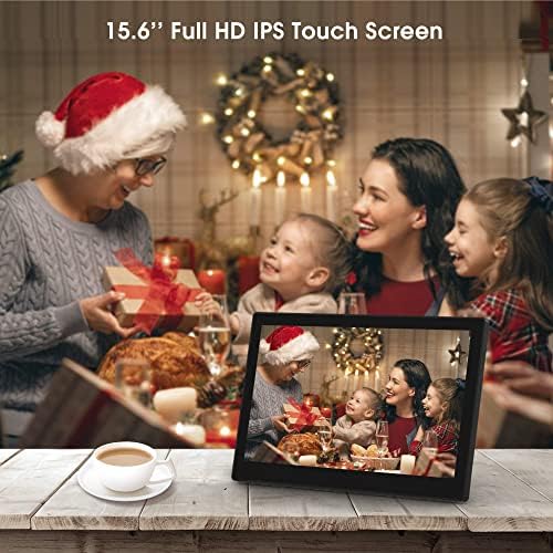 Dragon Touch Classic Classic 15 Digital Picture Mold, 15,6 ”FHD Touch Screen Wi -Fi Digital Photo Frame