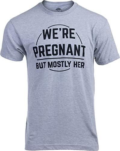 Estamos grávidas, mas principalmente ela | T-shirt de gênero de gênero de gênero de gênero de gênero de gênero