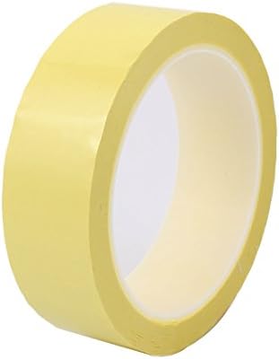 Aexit de 30 mm de fitas adesivas únicas do lado forte adesivo mylar fita de 50m comprimento de chama retardante logotipo fita adesiva amarela