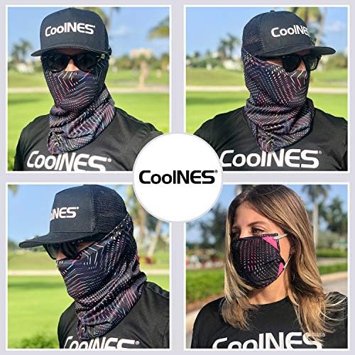 Coolnes - Protect de proteção solar UV Gconsc Drape Ajustável Multifuncional 2 em 1 Cobertura de rosto para pesca