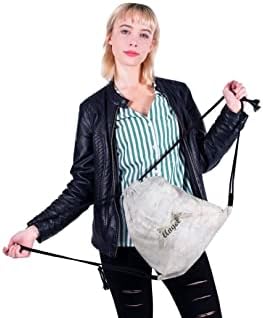 Bolsa de mochila com zíper, bolsa dobrável lavável para ginástica resistente à água para homens para homens