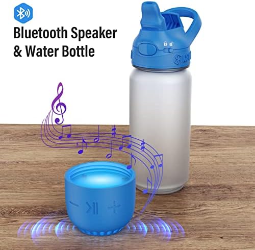 Garrafa de água inteligente de Icewater 3 em 1, brilha para lembrá-lo de manter o alto-falante hidratado,