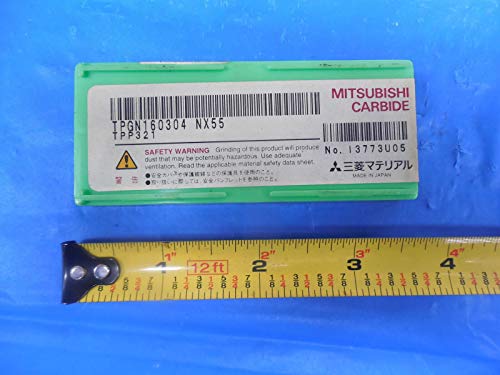 4pcs Novo Mitsubishi TPP 321 160304 NX55 Inserções de carboneto NX55 TPP321 Ferramentas da loja CNC