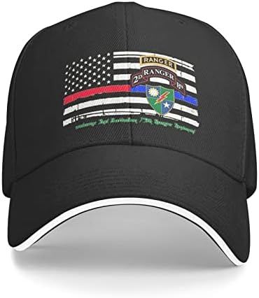 2º Batalhão 75ª Bandeira do Regimento de Ranger, Capas de Baseball Capfetas de Baseball Ajustável