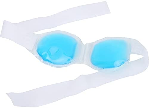 Akozon Gel Eye Mask, refrigeração da terapia fria reutilizável compressa quente para os olhos fadiga alivie