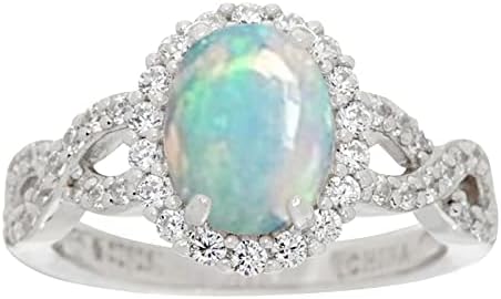 Anel de padrão de onda semi -cólon anel de aço inoxidável anel de ouro geme -pedra anel de zircão para mulheres jóias de moda popular