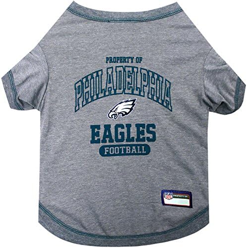 T-shirt de Pets First Philadelphia Eagles, pequeno