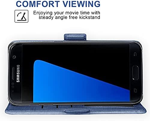 ASUWISH Compatível com Samsung Galaxy Note 8 Caixa da carteira Protetor de tela de vidro temperado