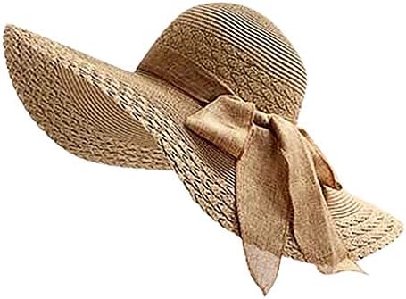 Chapéus de palha de praia para mulheres largura chapéu de praia feminino colorido sun tampo grande chapé de palha de palha