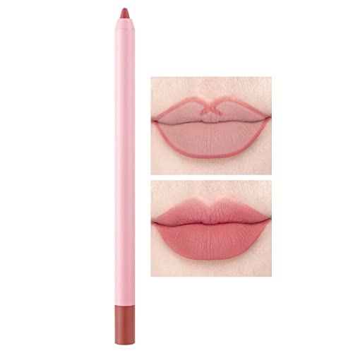 16 Color Longo Longo Lipstick + Liner Lip Lobo Lip Lobs Pasta impermeável Linha de gancho de colorida Rica Lipstick