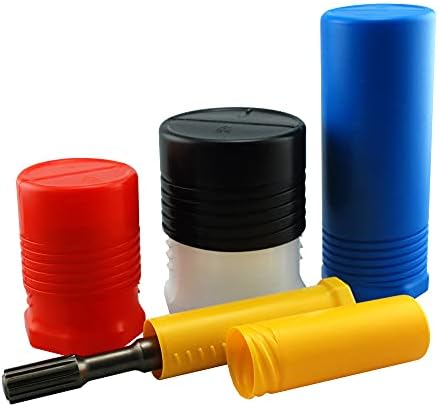 Telescópicos redondos-tubo de embalagem telescópico redondo de 1-1/4 -Comprimento: 7-7/8-13-3/4 HDPE verde RT032200PH26S9