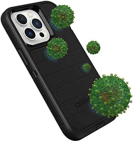 OtterBox Defender Series Screenless Edition Case para iPhone 13 Pro - Caso - Caso - Proteção de Defesa Microbiana - Embalagem Não -Retail - Black