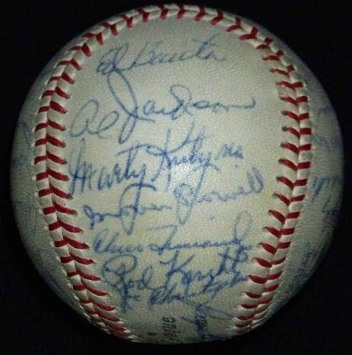 1963 A equipe do NY Mets assinou o beisebol Casey Stengel AR LOA! JSA PSA BAS Garantia! - bolas de beisebol autografadas