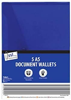 A empresa de fusão doméstica 5 x a5 documentos de documentos de arquivamento de carteiras de plástico