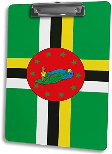 Vibrante de transferência de apagar a seco de dupla face para treinadores, professores e muito mais - bandeira da Dominica - muitas opções