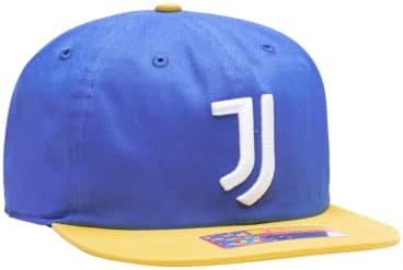 Fan Ink Juventus 'Swingman' Snapback Snapback Soccer Hat/Cap | Azul amarelo
