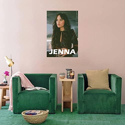 Tibbis Famous Star Jenna Ortega Poster Canvas de Impressão do filme Dormitório sala de jantar Sala de