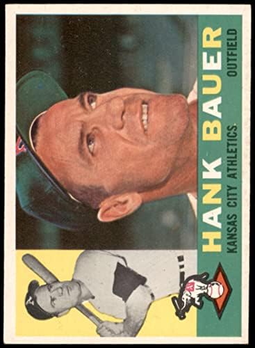 1960 Topps 262 Hank Bauer Kansas City Athletics Ex/MT Athletics