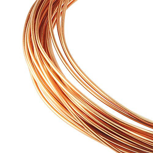 UXCELL 1,1mm dia Magneto de fio esmaltado bobina de enrolamento de arame de cobre 32,8 pés amplamente utilizada para transformadores indutores