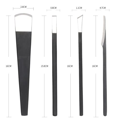 Conjunto de faca de pedicure profissional de aço alto de manganês, reparo de casulos, faca de remoção de