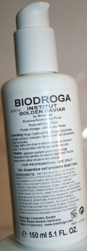 Biodroga Caviar dourado Caviar poros de caviar soro 150 ml - O tamanho profissional refina a tez, tons e
