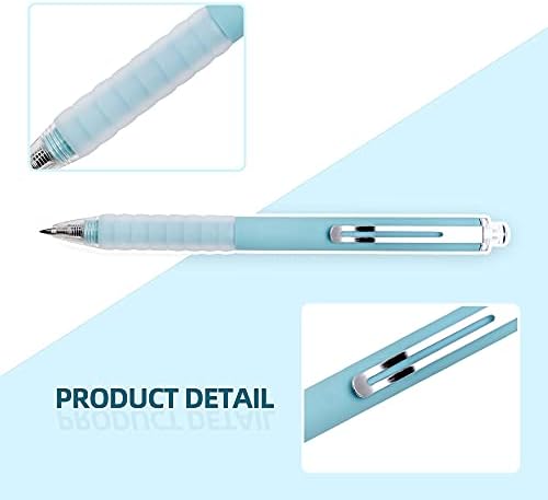 Ponto médio de 1 mm de tinta preta caneta com caneta super macia para homens para homens canetas de escritório retráteis