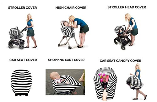 Capas de assento de carro para bebês, capas de enfermagem para amamentação para meninos e meninas