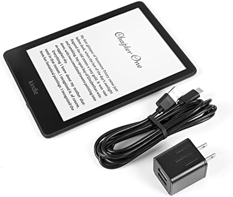 Carregador rápido e-reader com micro-USB de 10 pés e cabo tipo C para carregar Kindle 2 3 4 5 6
