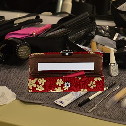 Fomiyes portátil Batom Lips Box Box Cosmetics Box Maquiagem Lipstick Titular Caixa de armazenamento