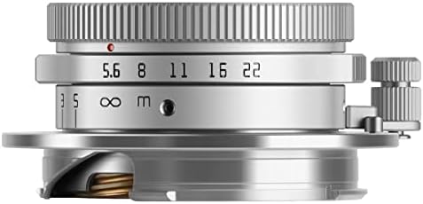Ttartisan 28mm f/5.6 lente para Leica M, prata