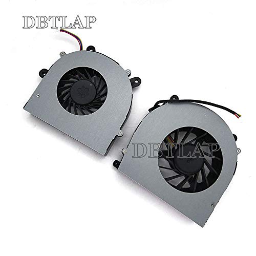 DBTLAP CPU + GPU Fan Compatible for Clevo Sager NP8150 NP8130 NP8170 NP9150 P150EM P150HM P170HM