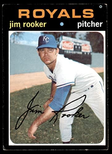 1971 Topps 730 Jim Rooker Kansas City Royals Ex Royals